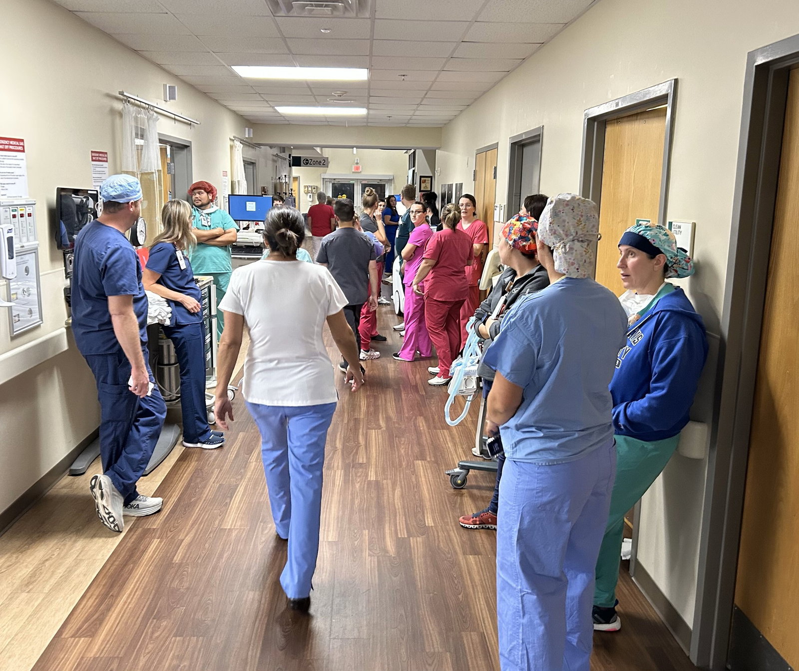 Hospital workers ready for influx of exhausted voters