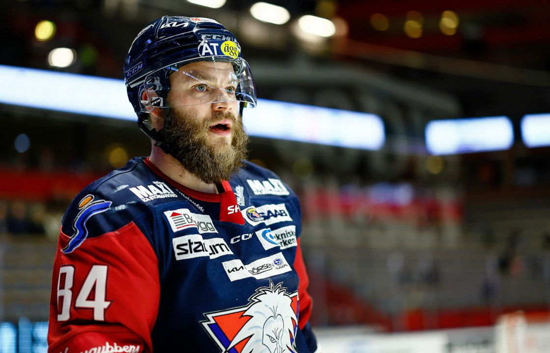 Jimmy Andersson, här i Linköpings tröja under säsongen 2021/22. Foto: Peter Holgersson/Bildbyrån