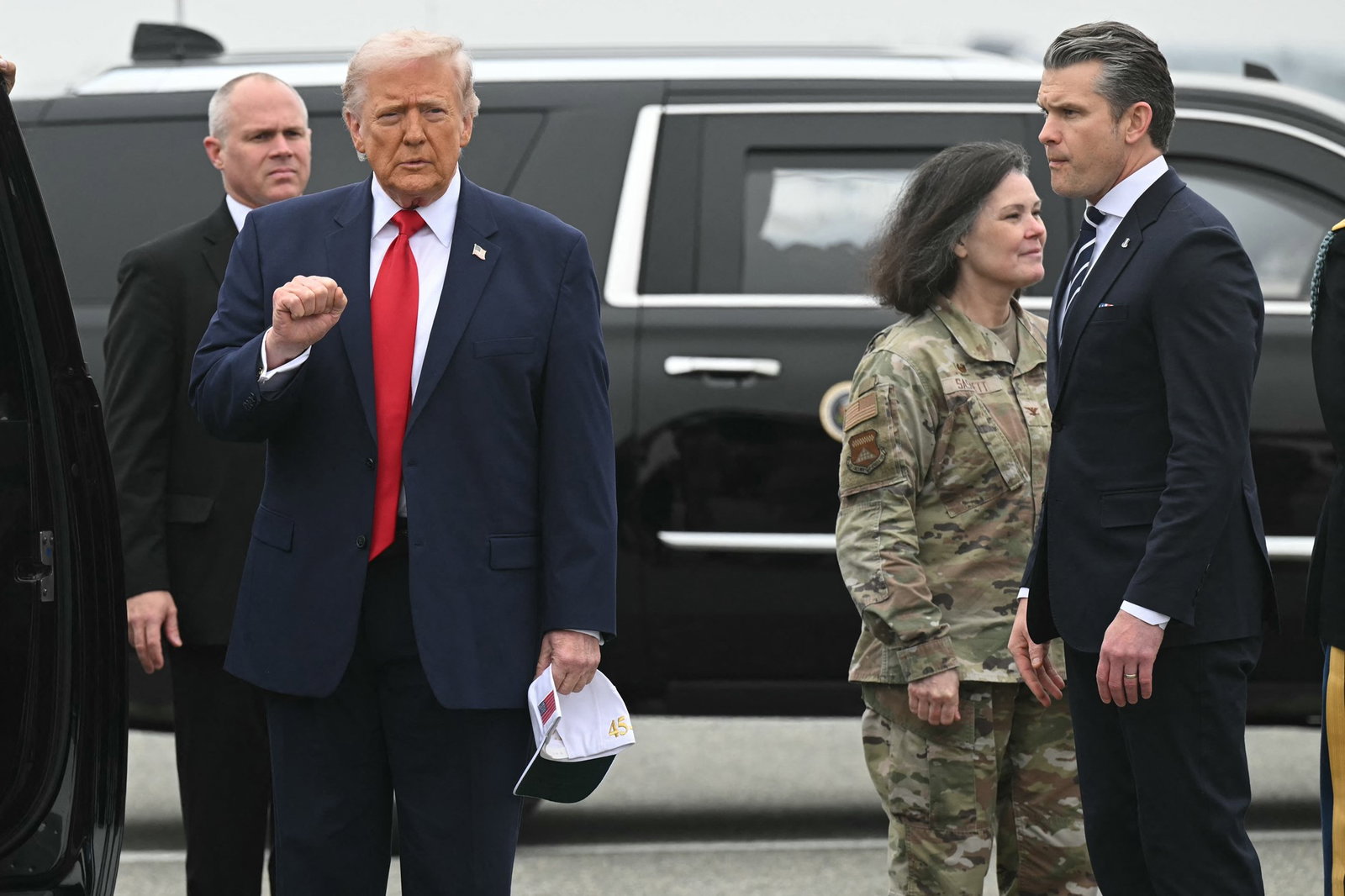 President Trump and Pete Hegseth are to attend the dignified transfer of the six soldiers killed in the US war with Iran. 