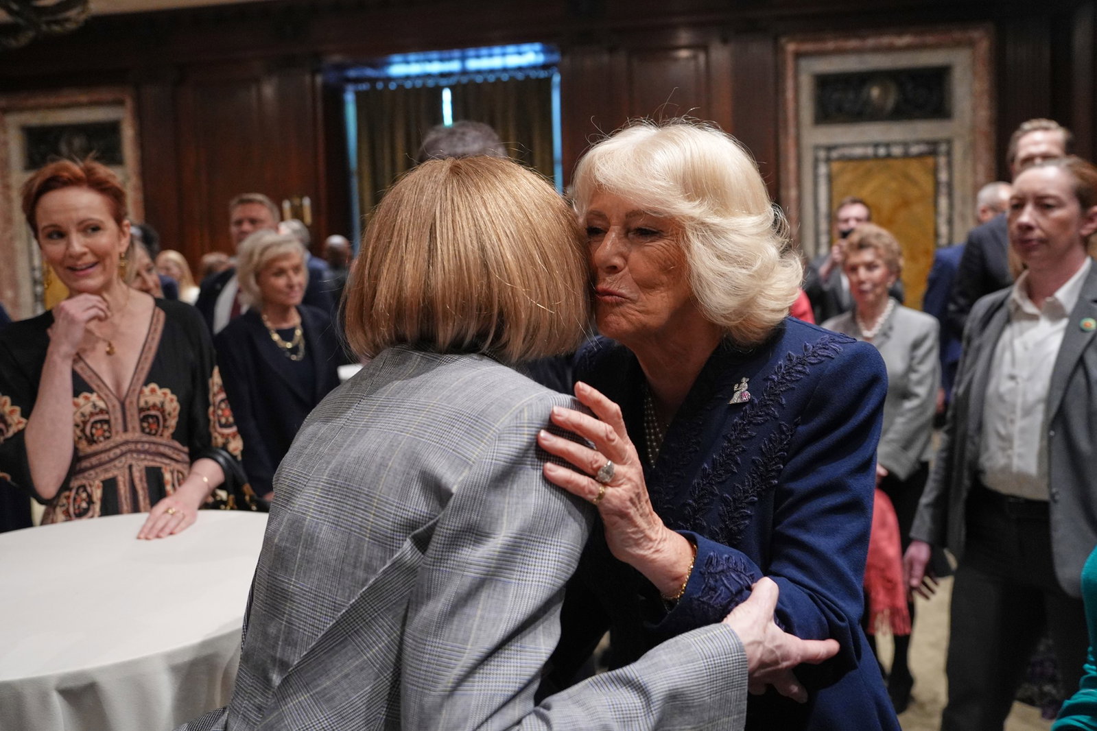 Camilla greets guests at literacy event