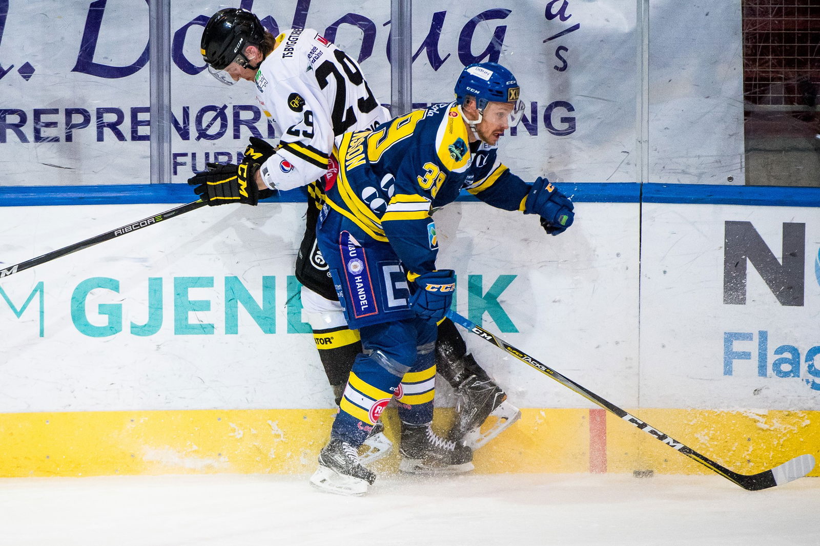 Victor Svensson i Storhamar 2018.