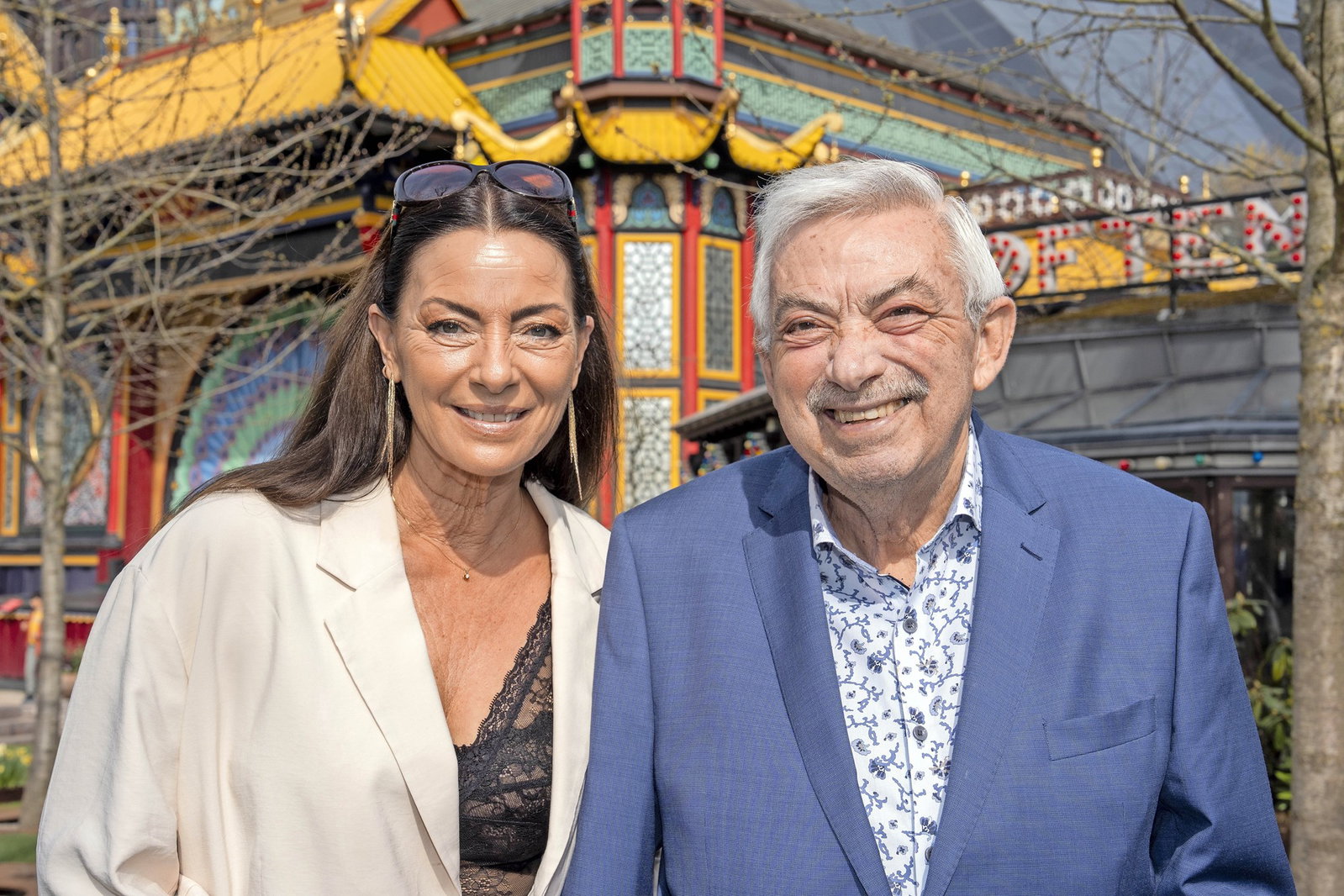 Lotte Reimar med sin far Johnny Reimar
