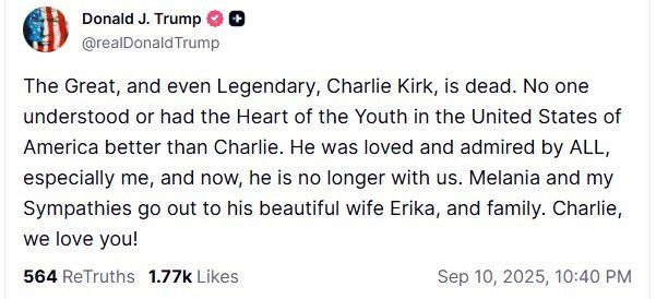 (Foto: Screenshot fra Truth Social)