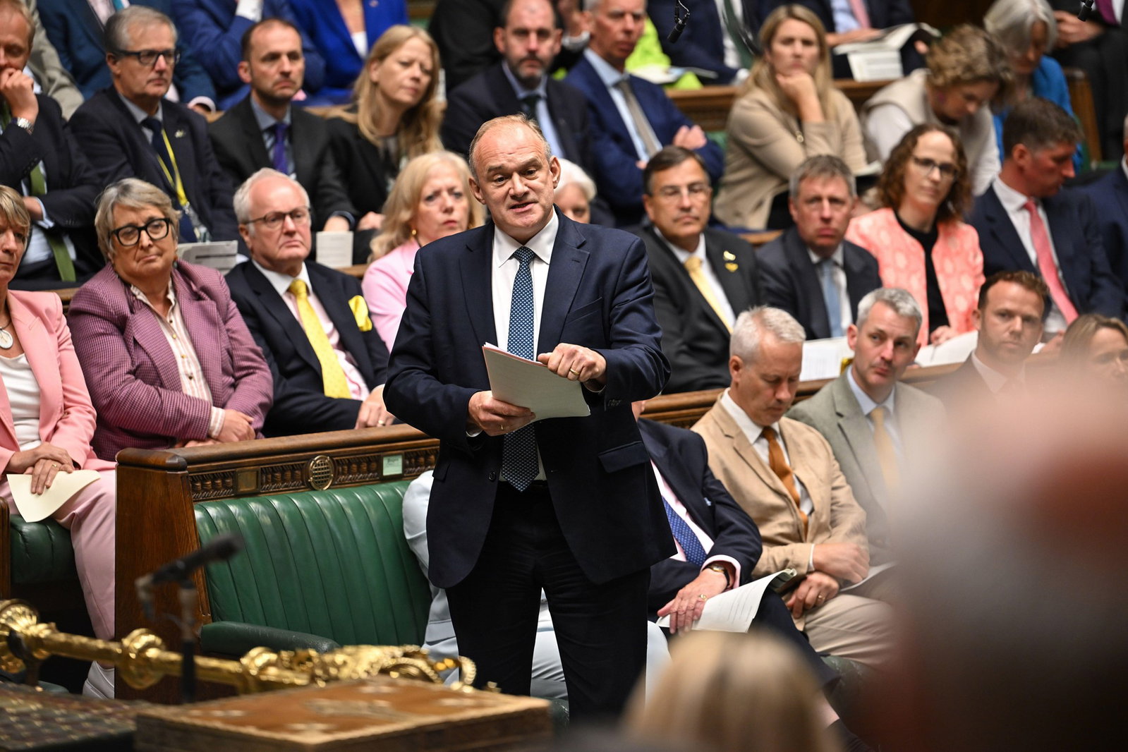 Lib Dem leader, Sir Ed Davey