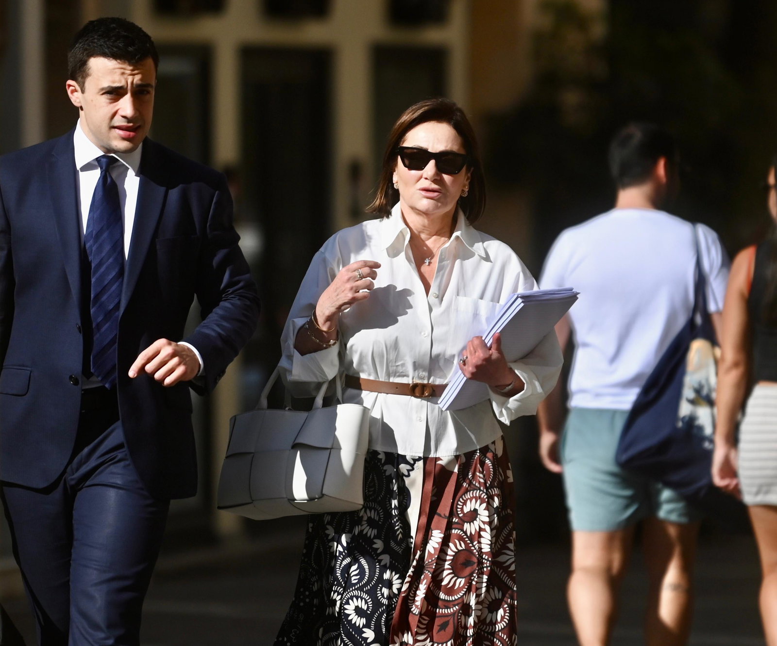 Defence lawyers Charles Mercieca and Giannella de Marco.