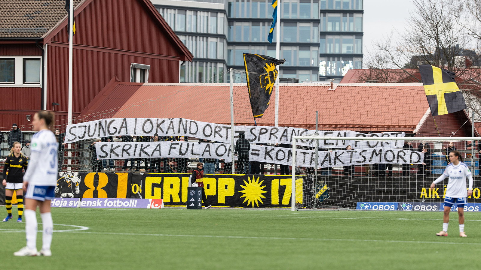 Supportarnas markering mot Polisen