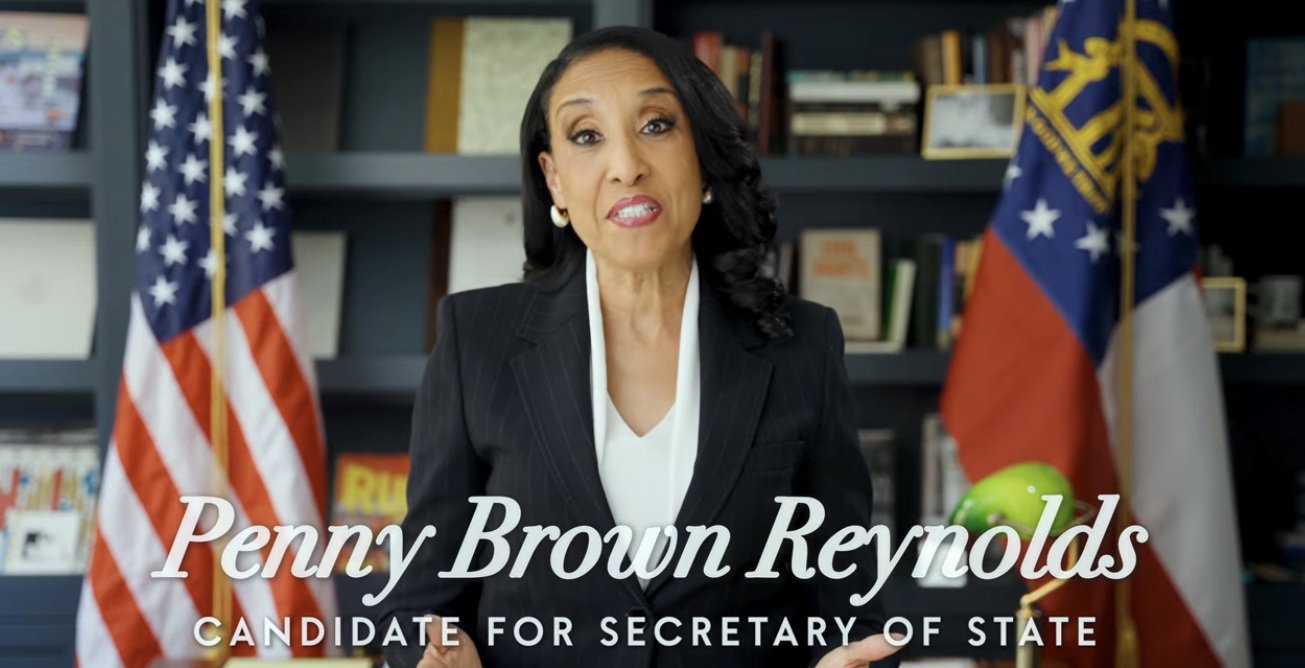 A screenshot of Penny Brown Reynolds' latest ad
