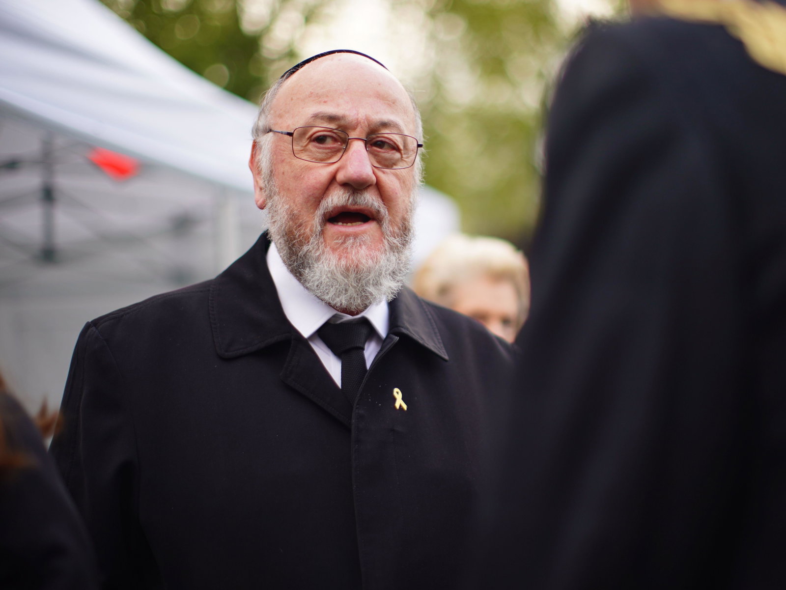 Sir Ephraim Mirvis spoke out in the wake of thursday's attack