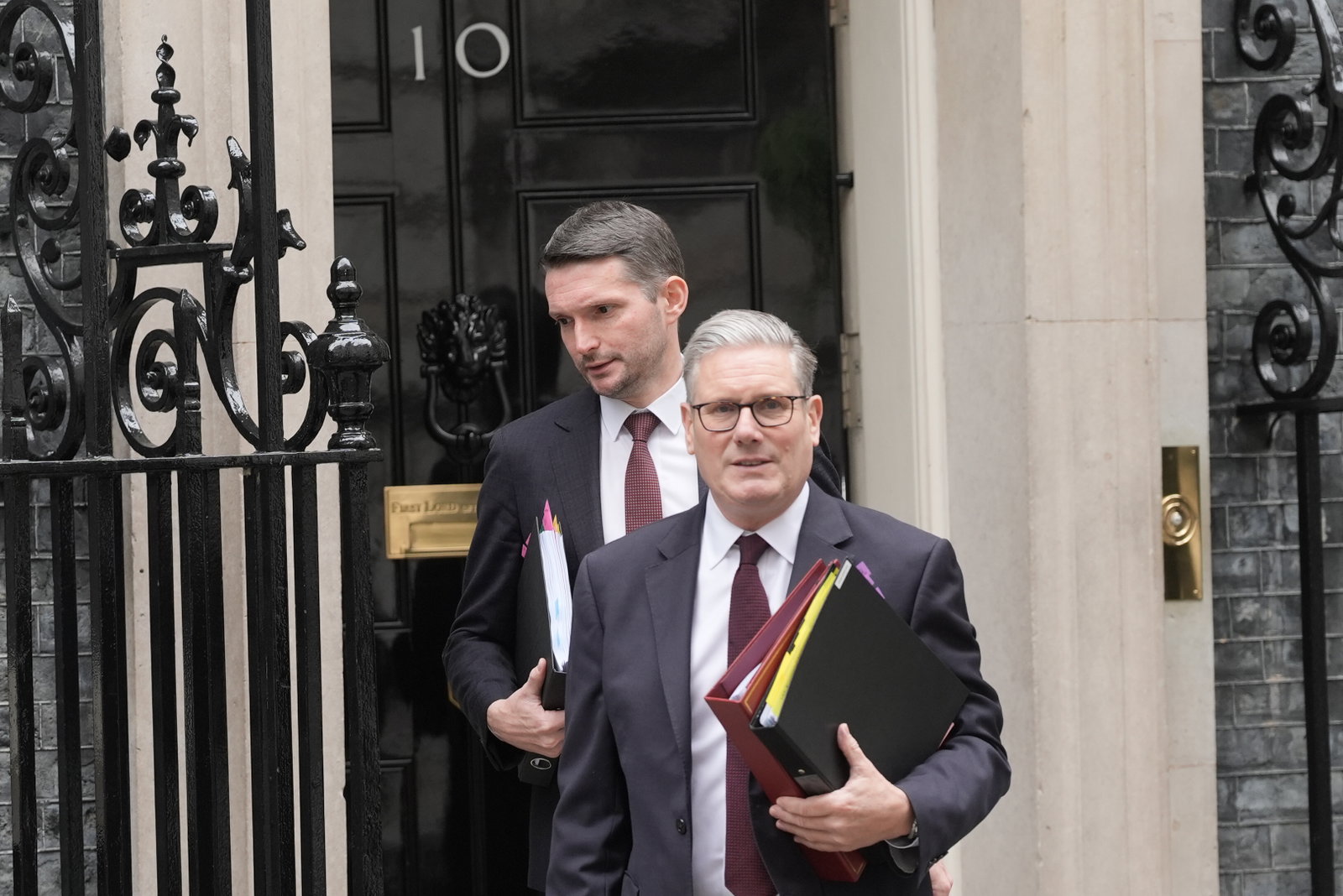 Sir Keir Starmer leaving Downing Street